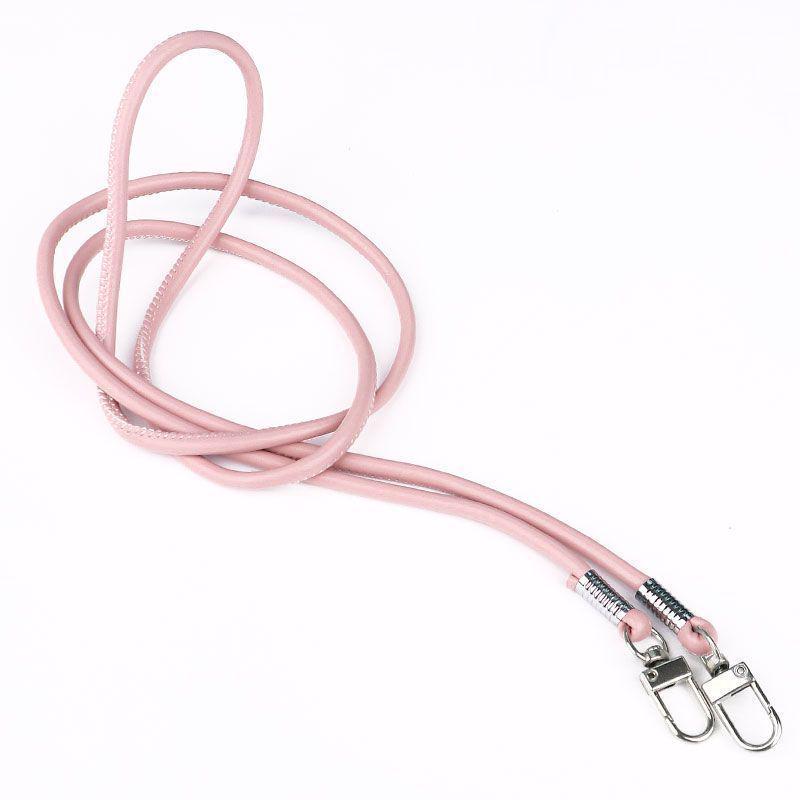 Ronde leren koord vervangingsriem voor crossbodytassen en rugzakken