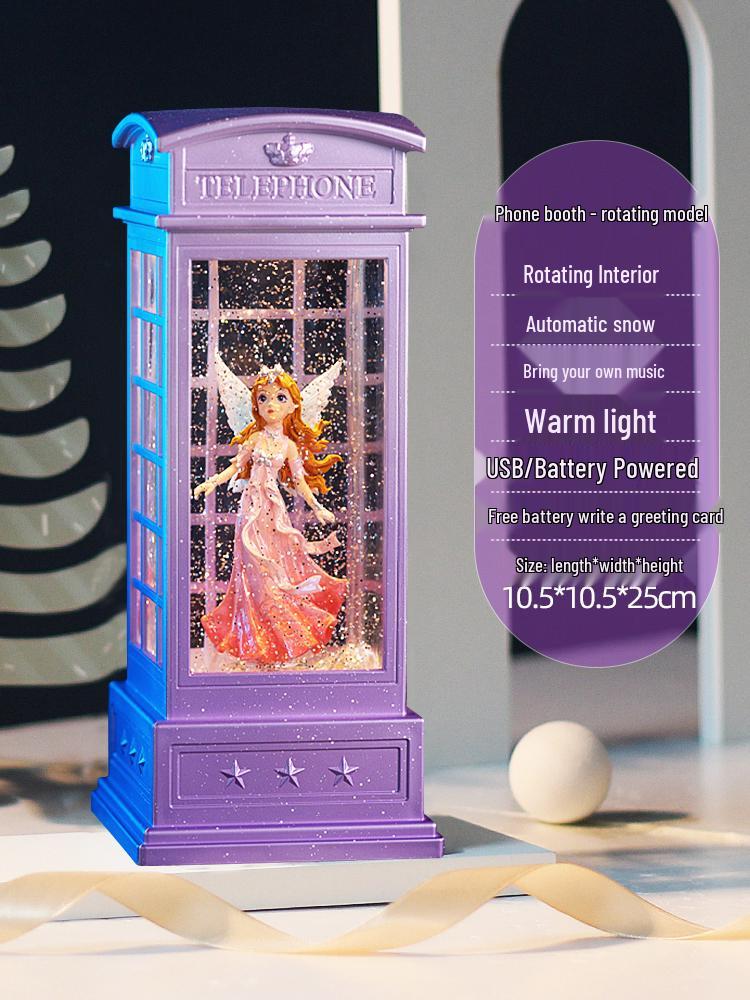 Rotating Crystal Ball Music Box - Ballet Princess Gift for Little Girls' Birthdays