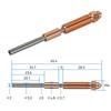 1PCS Creality K1C/K1 Max/K1 SE Nozzles Quick-Swap 3D Printer Nozzle Kit Copper Alloy And Hardened Steel Nozzle For K2 SE