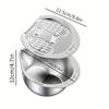 Stainless Steel Multi Purpose Kitchen Strainer, Ergonomic Design for Washing Rice, Fruits, Vegetables, Durable Drain Basket with Fine Mesh Filter,