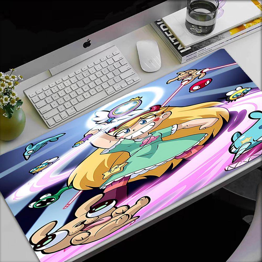Star Butterfly Theme Mouse Pad, Non Slip Rubber Base, Multifunctional Office & Home Decor, Perfect for Workspace Personalization.