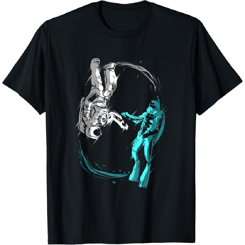 

Astronaut Scuba Diver Underwater for Diving Scuba Dive Space T-Shirt S