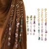 2Pcs/Set Vintage Ethnic Style Spiral Dreadlock Hair Clip Pendant Hair Loop  Women Dreadlock Styling