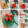 Adorable Plush Christmas Ornaments Collection Featuring Snowman Gingerbread Man Decor