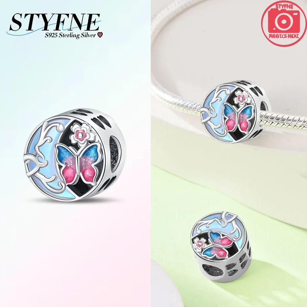 Original Copper Charm Pink Pig Mouse Cheese Fox Animal Charms Bead Fit Bracelet Diy Fine Gift Accessory Jewelry