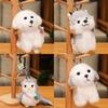 Penguin Panda Dog Pendant Animal Plush Doll Keychain Toy Backpack Decoration