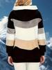 Women's Stylish Fleece-Lined Hooded Winter Coat with Zipper Pockets - Warm Plush,Casual Fall/Winter Jacket for Outdoor Comfort, Ladies Winter Coats