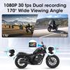 7” Motorcycle GPS Navigation Waterproof Wireless Carplay Android Auto Display Screen Portable Motorbike Moto Monitor DVR Dual BT