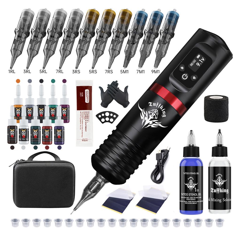 

Tuffking Wireless Tattoo Pen Machine Set for Lining & Shading
