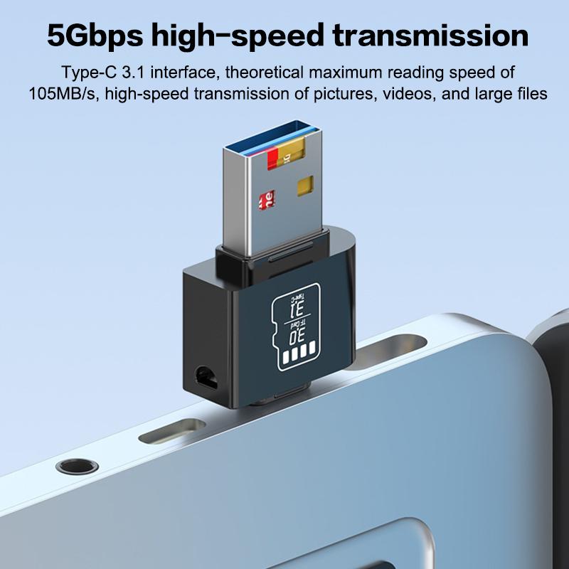 Usb 3.1 Type C Sd Tf Card Reader Universal Otg Adapter For Pc Laptop Tablet Phone For Mac Huawei Xiaomi Android Card Reader