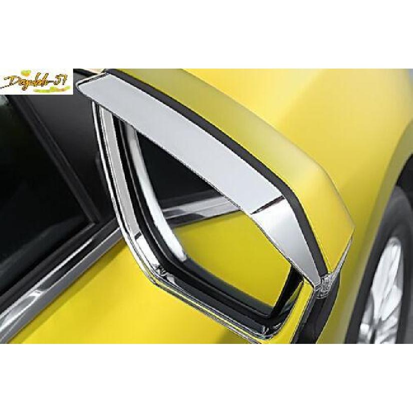 2X Fit For Chevrolet Equinox 2018- Chrome Rear View Mirror Sun Rain Guard