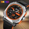 Best-selling Square Dial Quartz Watch Men's Advanced Sense Waterproof Dual Display Electronic Watch