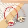 New 5/10Pcs Mini Doll Popcorn Crossbody Bag Dolls Hanging Neck Accessories Dollhouse Pendant Decoration Dolls Dress Up Toys