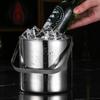 304 Stainless Steel Bar Insulated Ice Bucket 3.0/1.3 L Drink Chilling Barrel  KTV