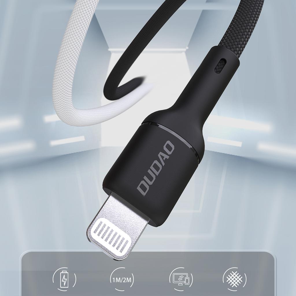 Kabel Przewód USB-C - iPhone Lightning 30W 1m - Czarny