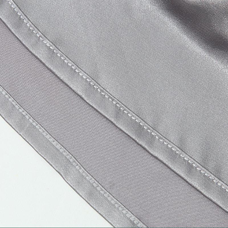 Men's Solid Color Ruffled Briefs Sexy Front Slit Briefs Thin Fashion Breathable Intimate Underwear