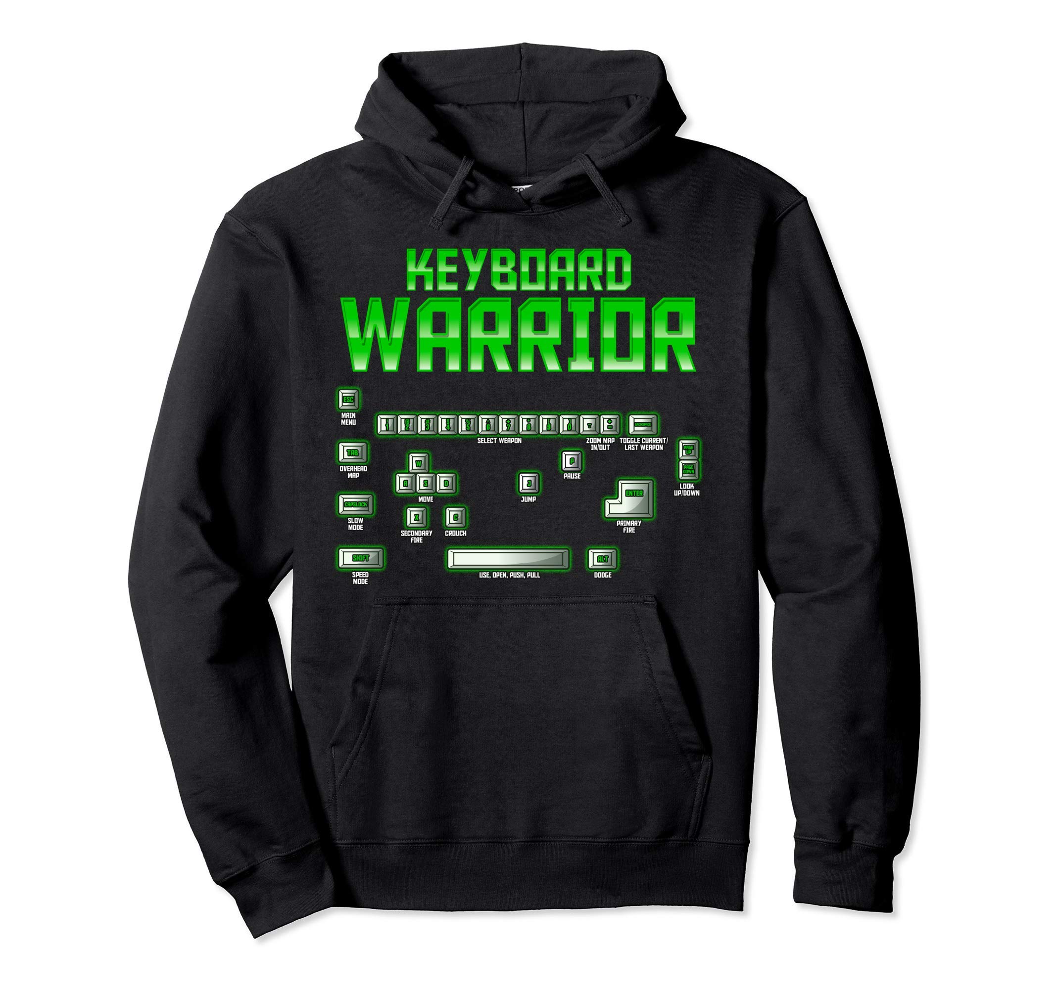 Худи WASDWarrior для ПК-гейминга чёрный