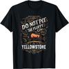 Klappa Inte De Fluffiga Korna Buffel & Bison Yellowstone Park T-shirt