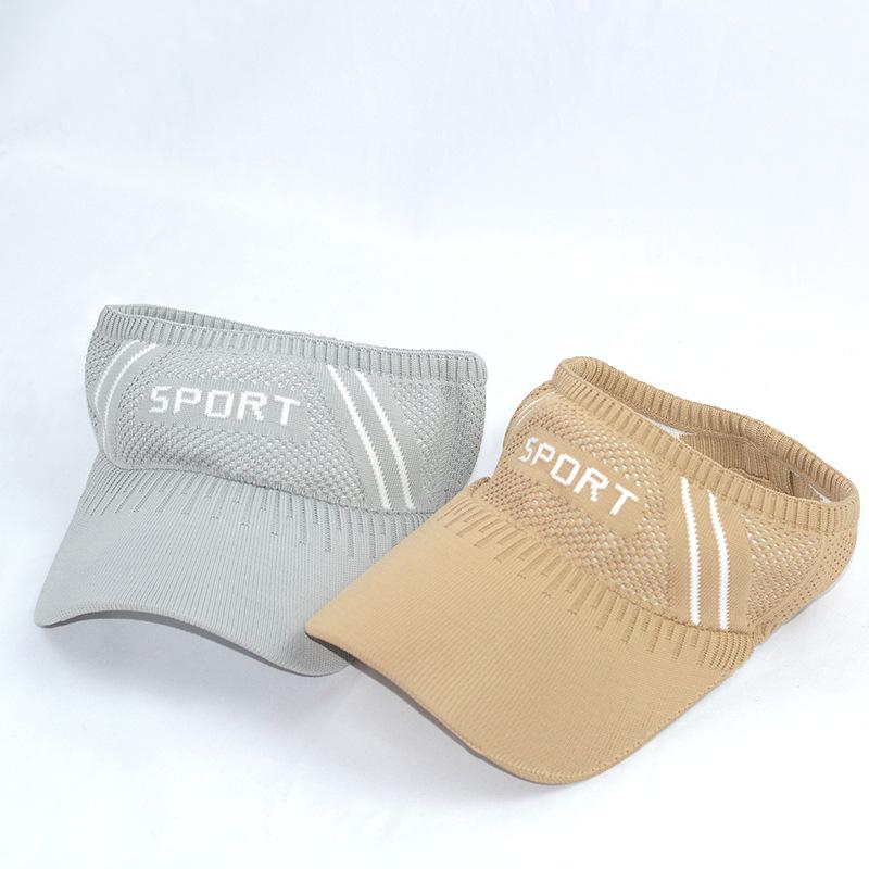 Outdoor Sport Sun Hat Caps Women Empty Top Hat Golf Tennis Hat Breathable Visor Baseball Cap Hiking Hat Cap For Women Men Summer