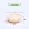 Homeglen Corn Starch Disposable Round Meal Boxes