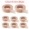 8 Rolls Beige Tape Flexible Skin Tape Breathable Nose Tape Self Adhesive Gauze Tape for Wound Injuries Swelling Sports