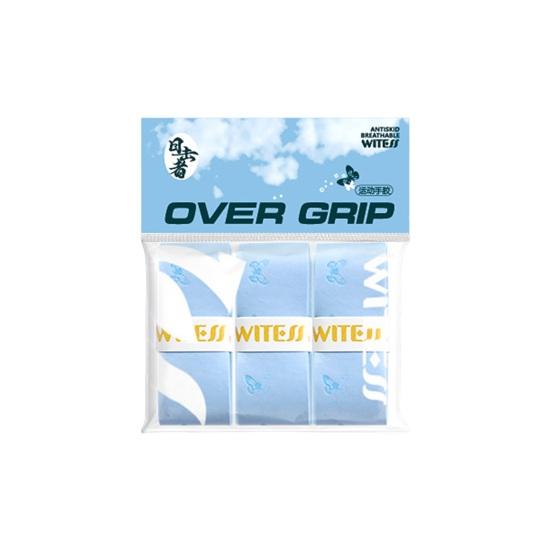 3Pcs Fita de aderência para raquete de tênis Overgrips de raquete macios para tênis Pickleball Badminton Antiderrapante Suor Absorvente Fita de aderência para tênis