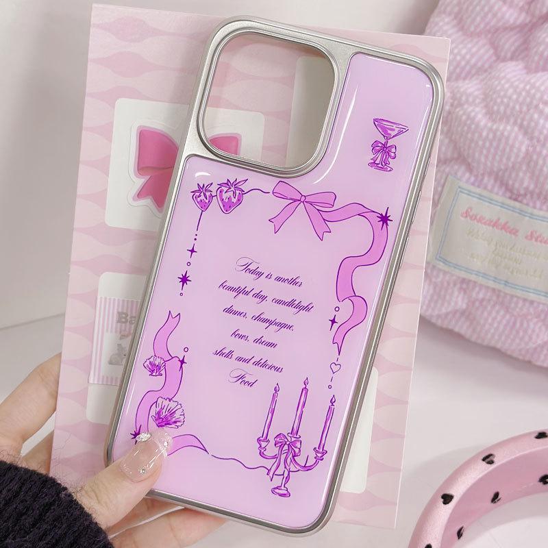 Zhitai Electroplated Silver Edge iPhone 14/13 Pro Case for Apple & Huawei P70