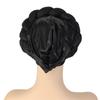 Glitter Rhinestone Braids African Headtie Women Turban Cap Head Wraps