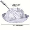 Foldable Hair Cutting Cape with Comb - Professional & Home Use, Nylon, for Men & Women.