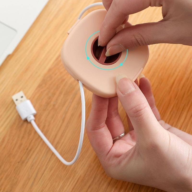 Custodia portatile per la gestione dei cavi con supporto integrato per telefono, porta-supporto per cavo di ricarica, cavo dati