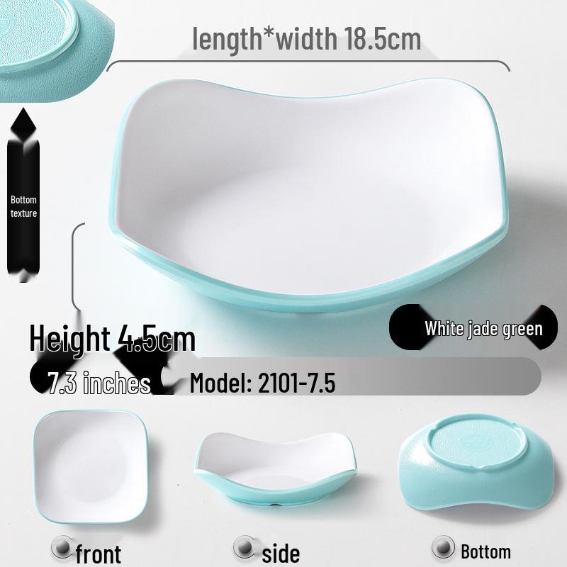 Melamine KTV Restaurant Snack & Dipping Plate - Creative Cold Dish, Imitation Porcelain