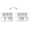 Sideboard White 98.5 x 33 x 80 cm Engineered Wood