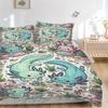 Axolotl Underwater World Print 3Pcs Bedding Setduvet Cover With 2 Bedropillowcase Home Birthday Gift