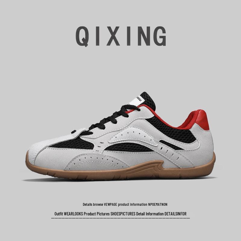 Retro European & American Fashion Men's Non-Slip Low-Top Casual Shoes - 'Forrest Gump' Wear-Resistant Sports Flats