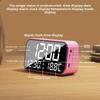 Large Digital Alarm Clock Rechargeable Bluetooth Speaker Smart LED Display Clock  Bedroom