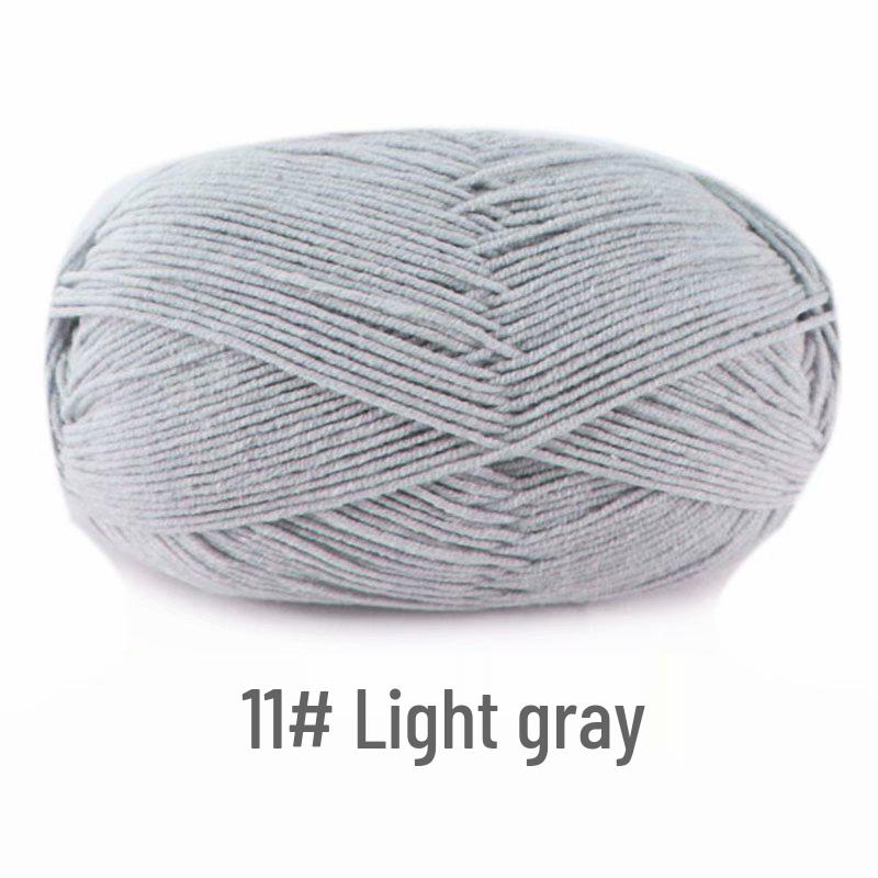 Suhe 4-Ply Combed Milk Cotton Yarn for Crochet & DIY Knitting Projects