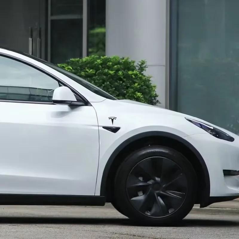 Emblema Metallo 3D per Cofano Anteriore Auto, Badge Adesivo per Portellone Posteriore, Decorazione Portellone Posteriore per Tesla Model S X 3 Y 2017, Roadster Personalizzato