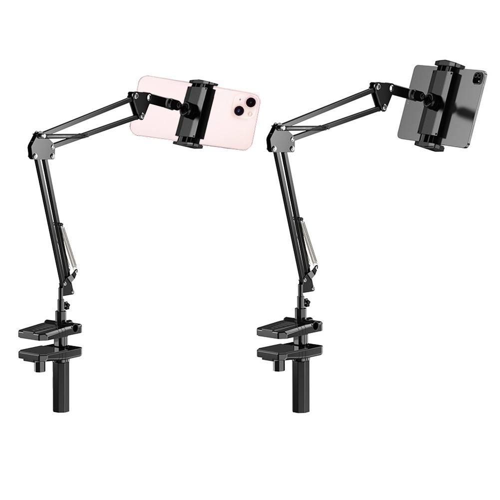 Schreibtisch Bett Handyhalter Flexibler Arm 360 Verstellbar Handy Ständer Desktop Ausleger Halterung für Filmen Live-Streaming
