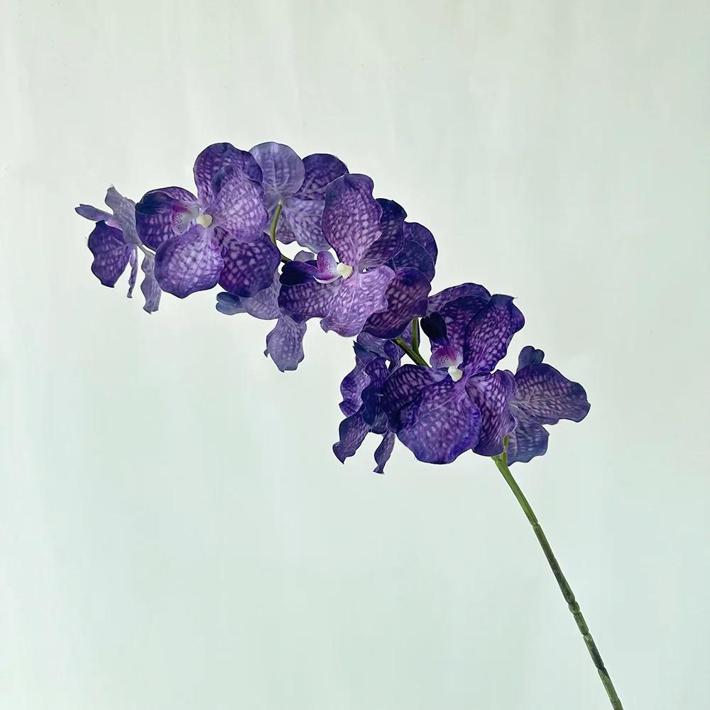 4Pcs Artificial 9Heads Phalaenopsis Silk Flower for Home Decoration Fake Flowers Butterfly Orchid Party Wedding Floral Ornaments