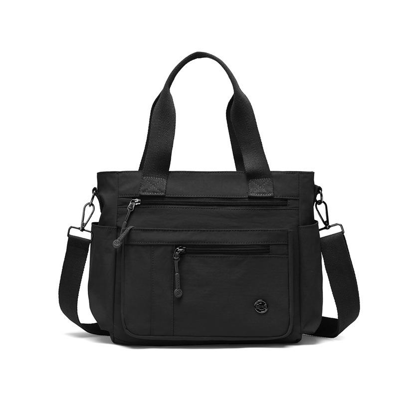 

New fashionable multi-layer handbag women s large-capacity lightweight women s nylon shoulder bag casual tote bag