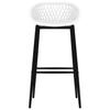 5 Piece Bar Set in Black and White