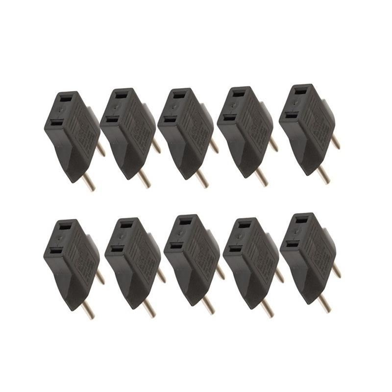 5ks USA USA do EU Euro Evropa AC Power Plug Converter Cestovní adaptér Nabíječka