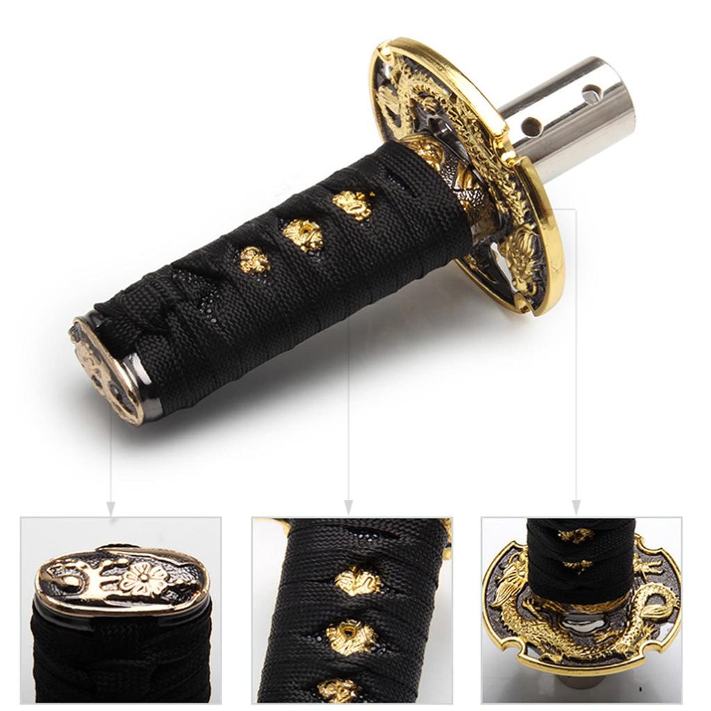JINGLING Katana Shift Japanese Sword Gear Japanese for Universal Custom Includes 4 Adapters Knob, Sword/Samurai Knob, Style, AT/MT Vehicles, Screw-in