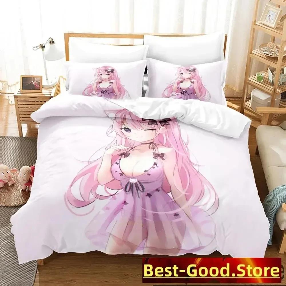 Top Anime Nyatasha Nyanners Bedding Set Printed Bed Set With Pillowcase Bed Duvet Cover Soft Single Double Queen Super King Size