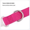 Cotton Linen Pet Collar for Small to Large Dogs - Neck & Leash Set for Huskies and Teddies