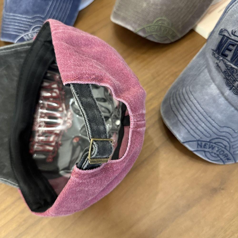 Hip-hop Western Streetwear Hat Adjustable Washed Denim Baseball Hats Vintage Sun Hat For Man Women