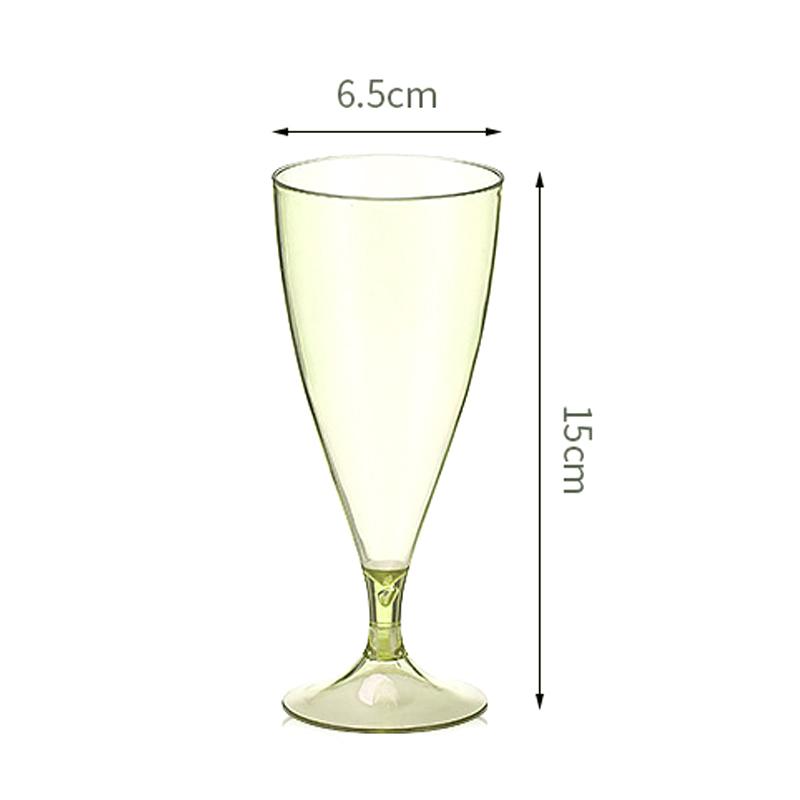 

1 шт. Пластиковые бокалы для шампанского для тостов, бокалы для шампанского для празднования свадебной вечеринки зелёный