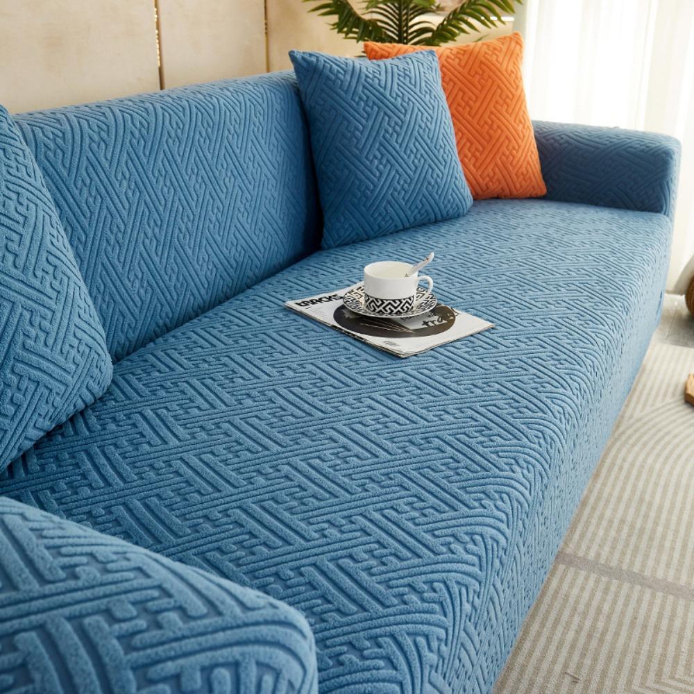 

Universal Elastic Sofa Cover Full Protection Anti Cat Scratch Stretchable Sofa Slipcover Single S 90-140CM