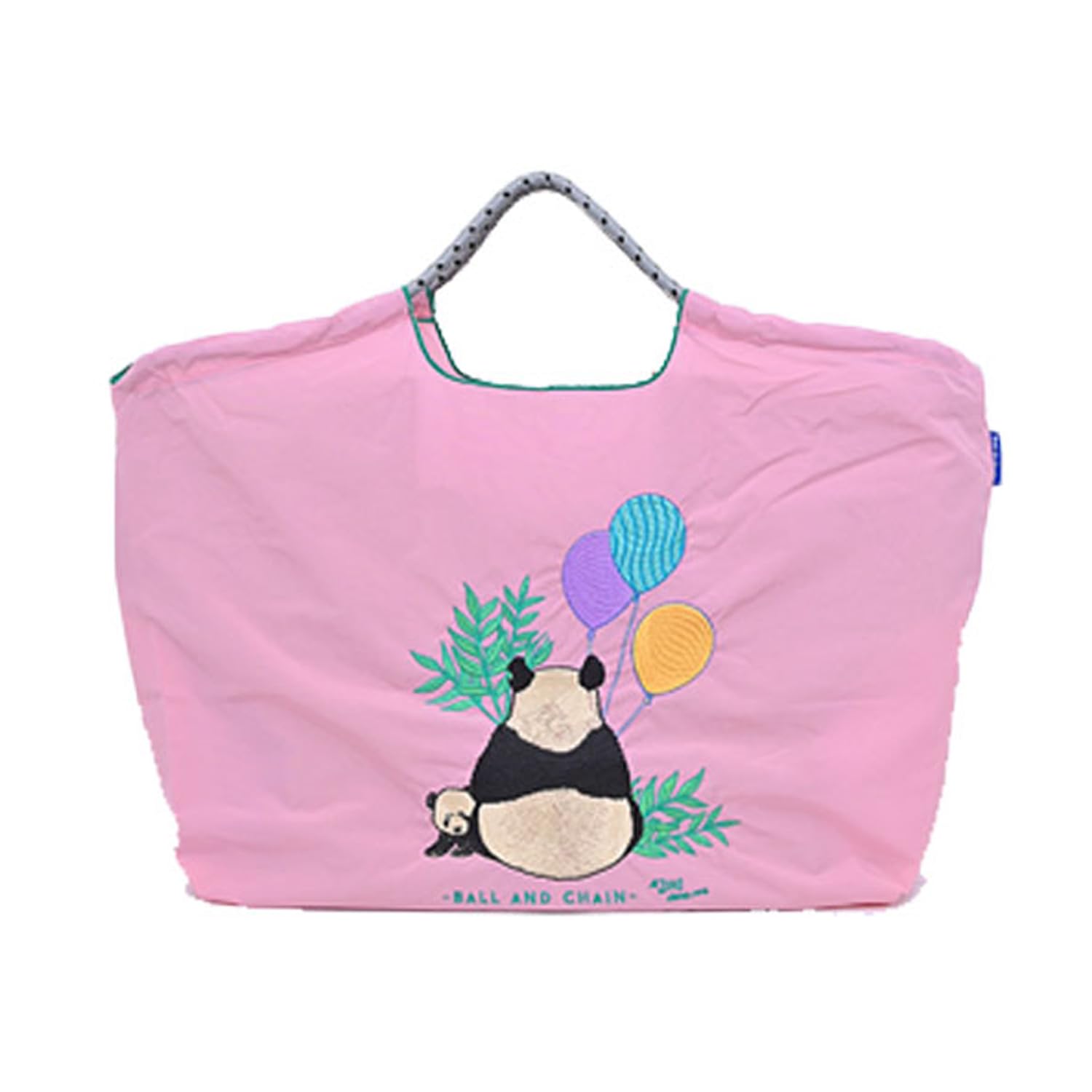 

Authentic Ball and Chain Large Panda Shopping Bag 313110 [Ball & Chain] D.PANDA (PINK, Large)