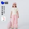 Mini Balabala Girls' and Children's Set Short Sleeve Summer T-shirt Pants New 2026